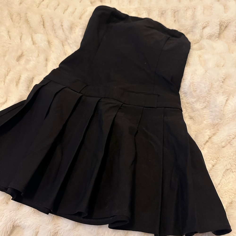 Motel Black Payoda Bandeau Mini Dress